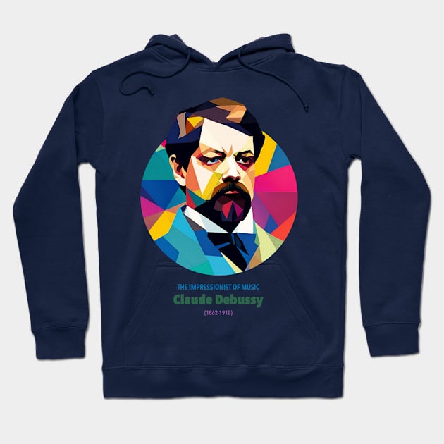 Claude Debussy WPAP Hoodie by BAJAJU